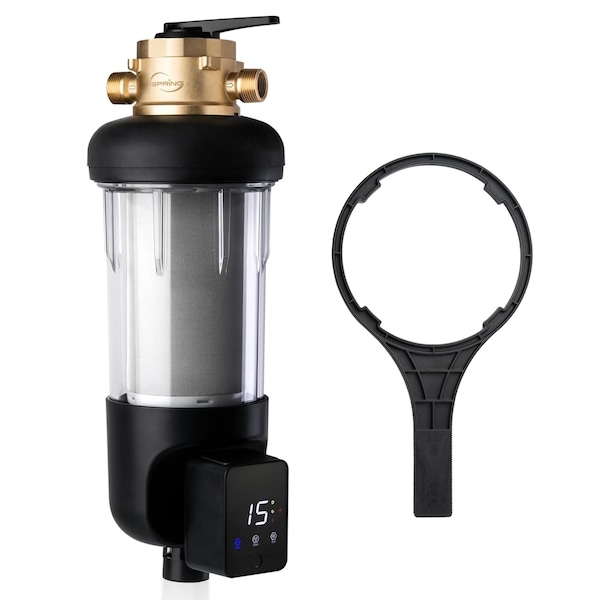 Ispring Jumbo Size Spin-Down Sediment Water Filter with Bypass 50 Microns WSP50ARJ-BP - main